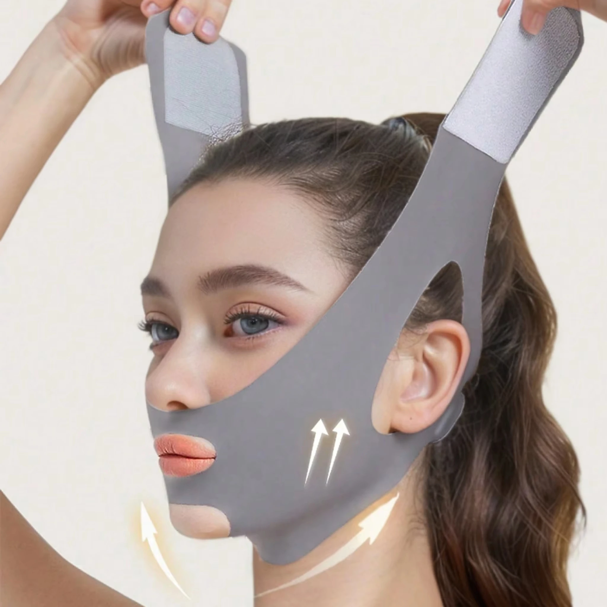 Skincare Viral Tiktok - 1Pc Face Sculpting Sleep Mask Breathable