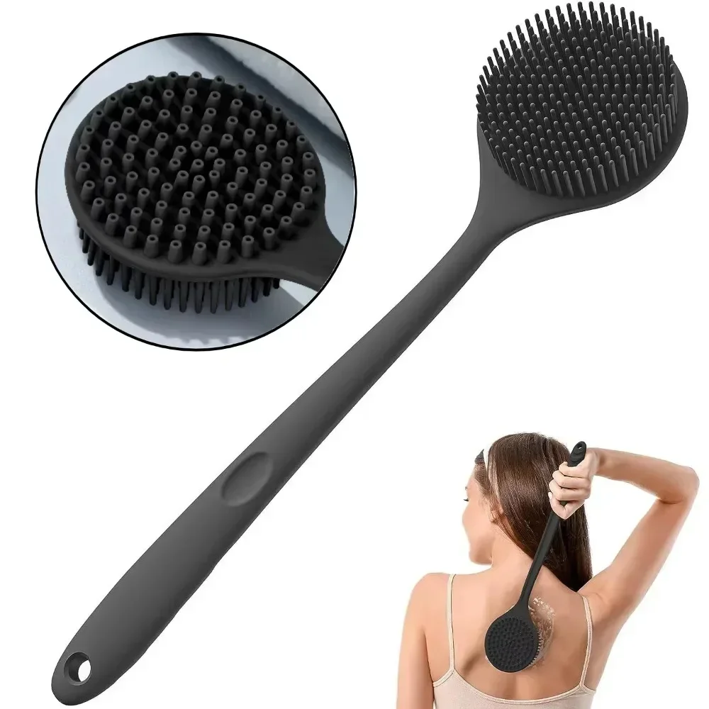 Skincare B Erl - Silicone Long Handle Shower Brush Soft