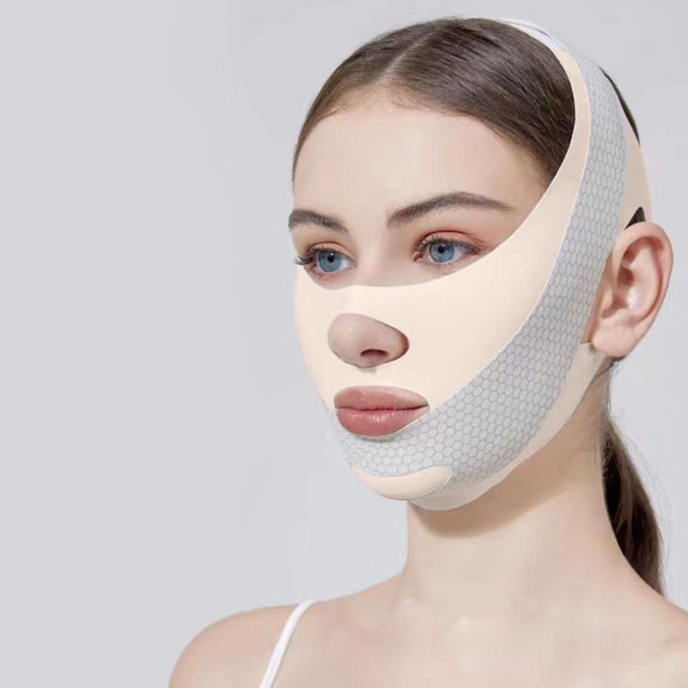 Skincare Viral Tiktok - Adjustable Face Sculpting Sleep Mask Breathable