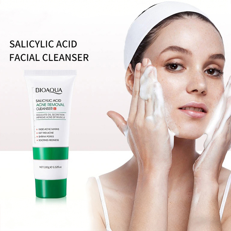 Salicylic Acid Cleanser - BIOAQUA Salicylic Acid Facial Cleanser Moisturizing