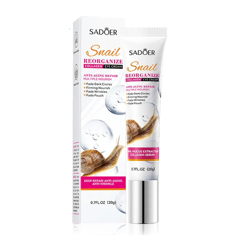 Snail Cream Gel - SAODER Snail Collagen Eye Cream Anti