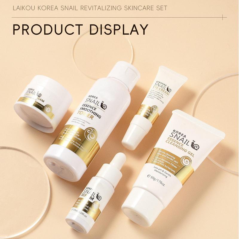 5pcs Snail Collagen Skin Care  - Snail Cream Gel recension och pris