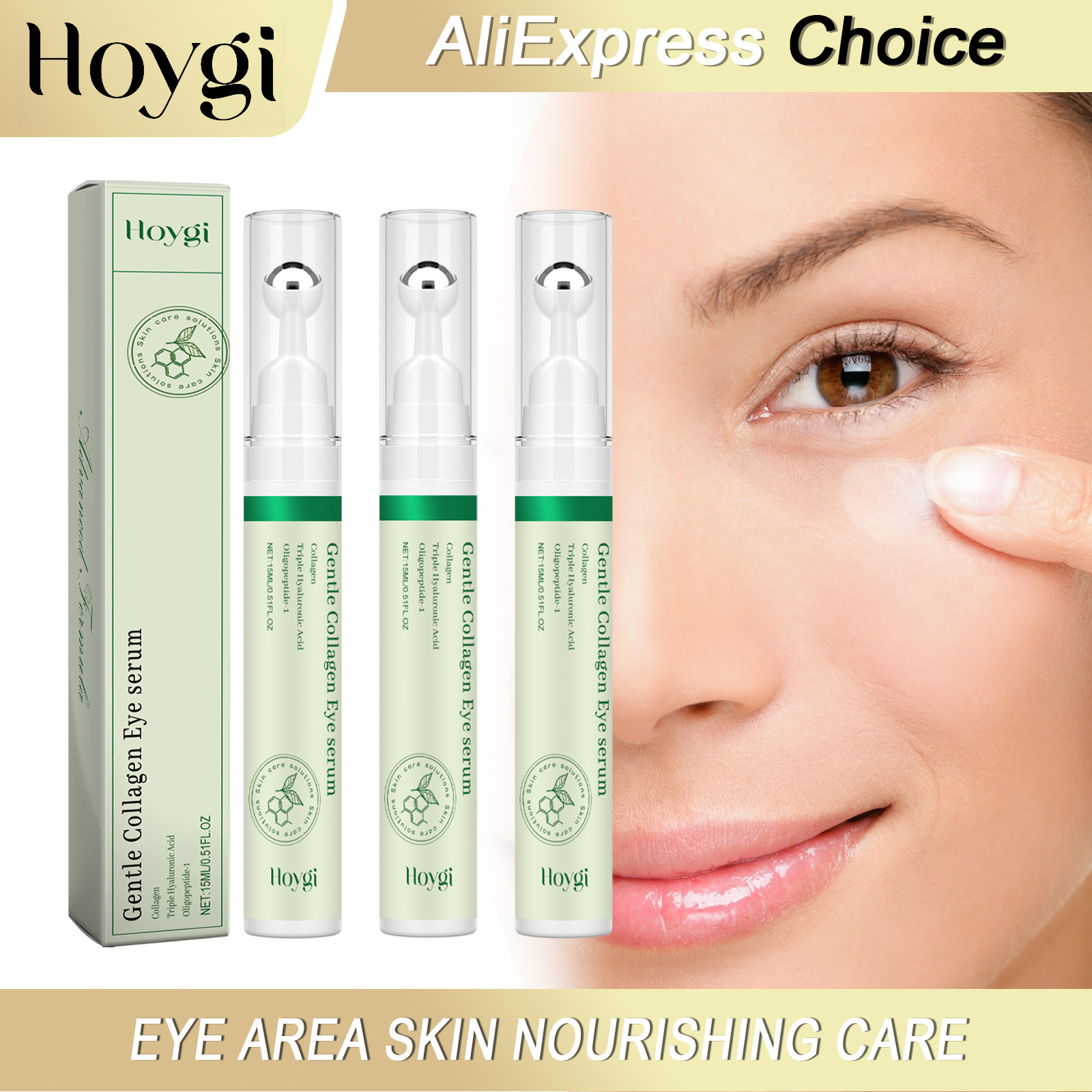 HOYGI Collagen Eye Serum Anti  - Caffeine Eye Serum recension och pris