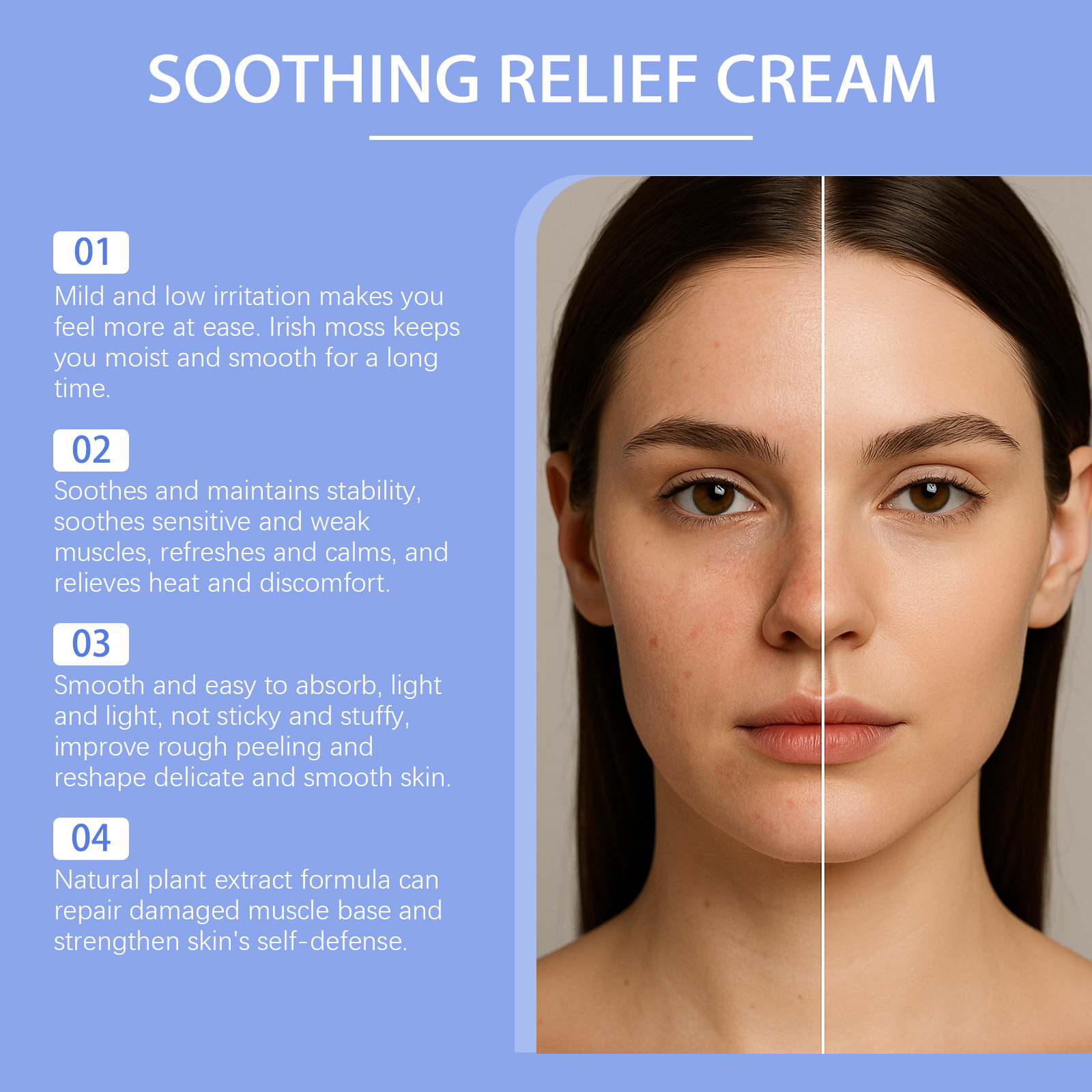 Soothing Relief Cream For Sens - Skincare Oat recension och pris
