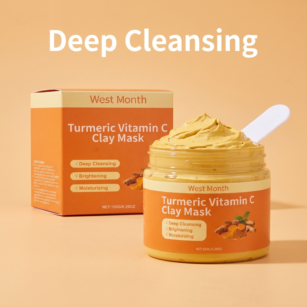 Turmeric Vitamin C Clay Mask B - Mud Mask Kaolin recension och pris