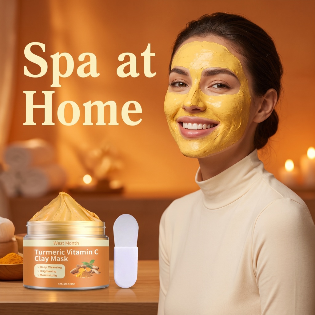 Turmeric Vitamin C Clay Mask B - Mud Mask Kaolin recension och pris