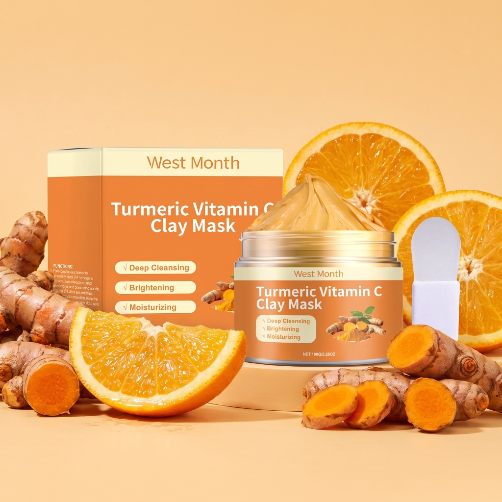 Turmeric Vitamin C Clay Mask B - Mud Mask Kaolin recension och pris