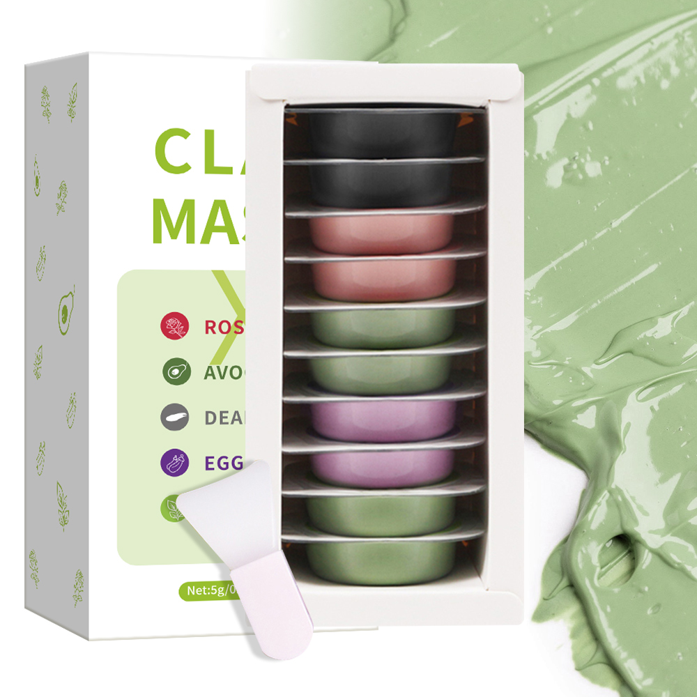 5g*10pcs clay mud mask set hya - Mud Mask Kaolin recension och pris