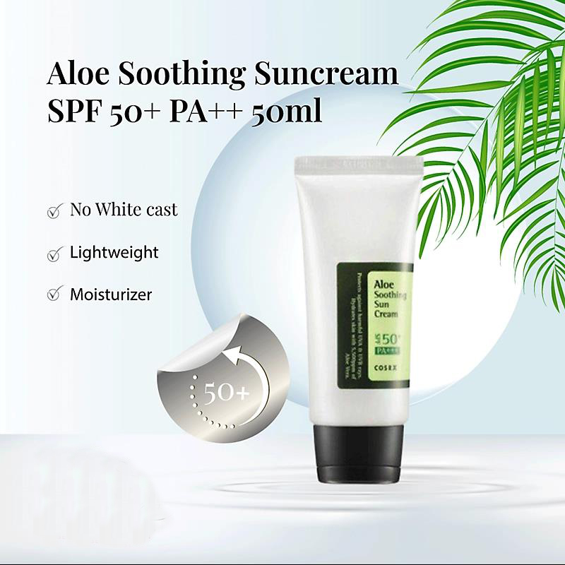 COSRX Aloe Soothing Sun Cream  - Skincare Cosrx recension och pris