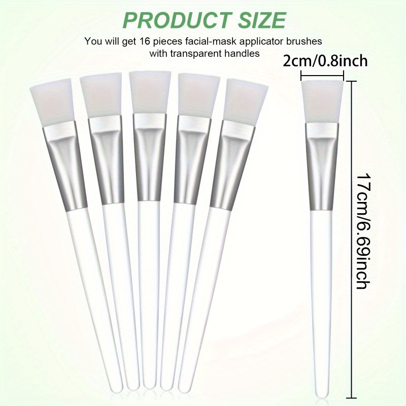 5pcs Soft Facial Mask Brush wi - Skincare Viral Tiktok recension och pris