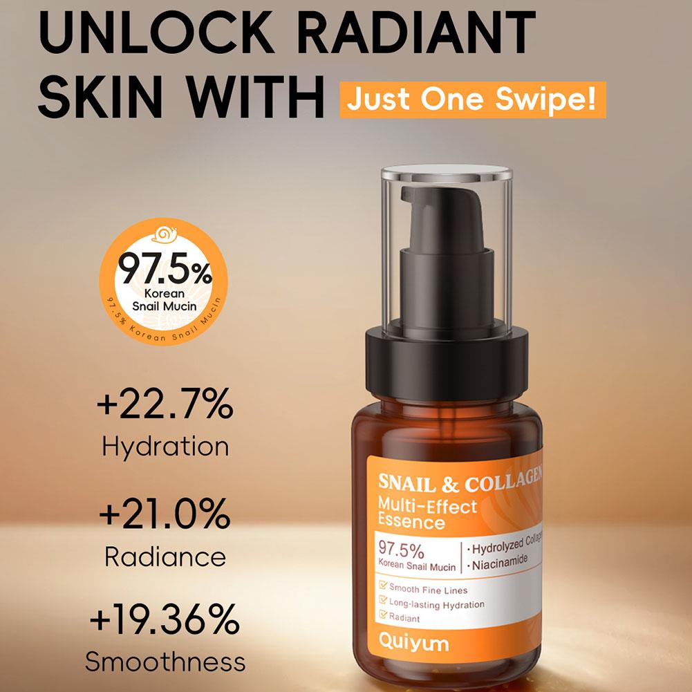 Quiyum Snail & Collagen Facial - Snail Cream Gel recension och pris