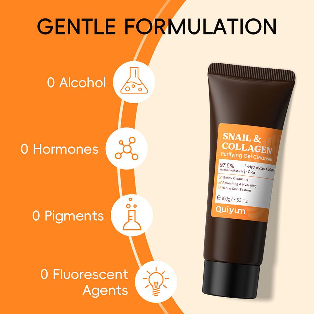Quiyum Snail & Collagen Facial - Snail Cream Gel recension och pris