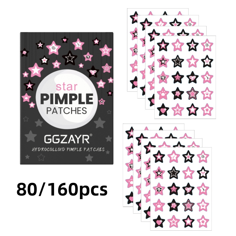 80/160pcs Star Acne Patch Set  - Skincare Acne recension och pris