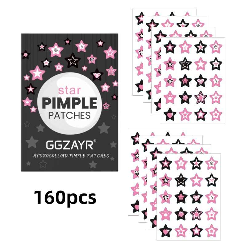80/160pcs Star Acne Patch Set  - Skincare Acne recension och pris
