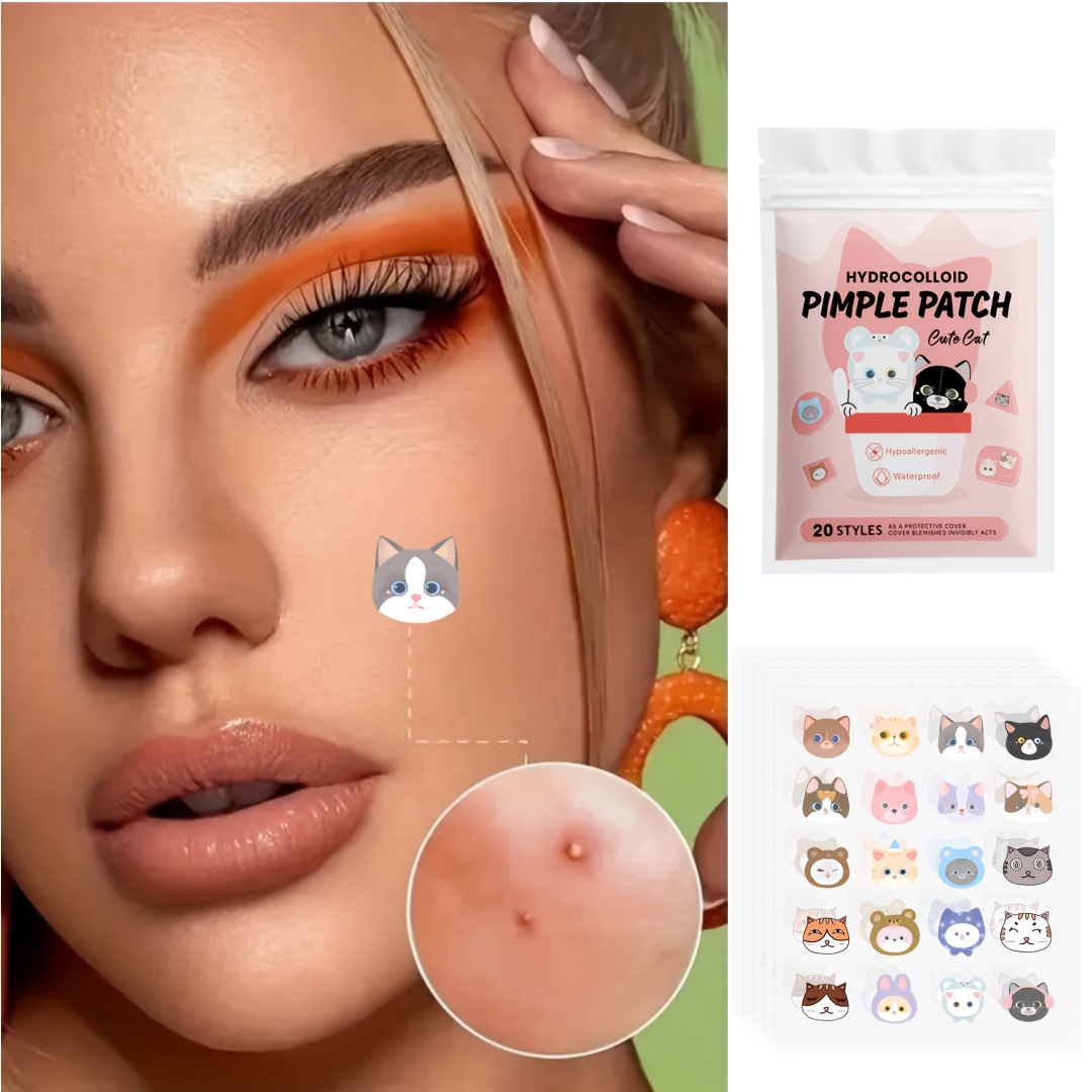 100pieces cute cat Pimple patc - Skincare Acne recension och pris