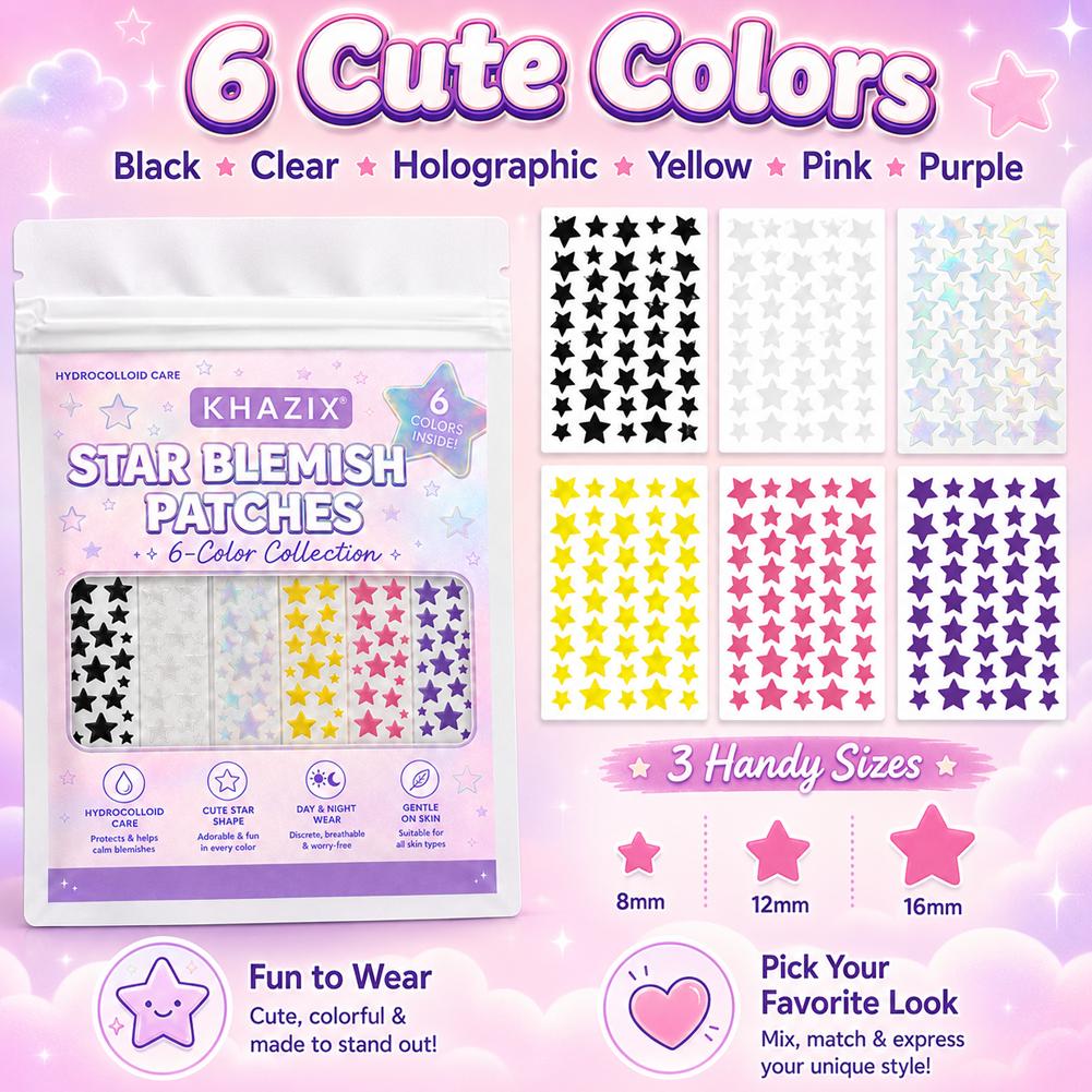 Seven-Color Star Pimple Patche - Skincare Acne recension och pris