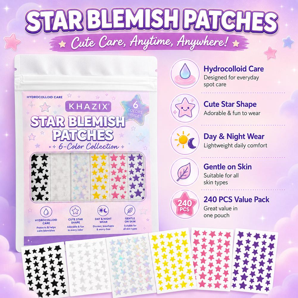 Seven-Color Star Pimple Patche - Skincare Acne recension och pris