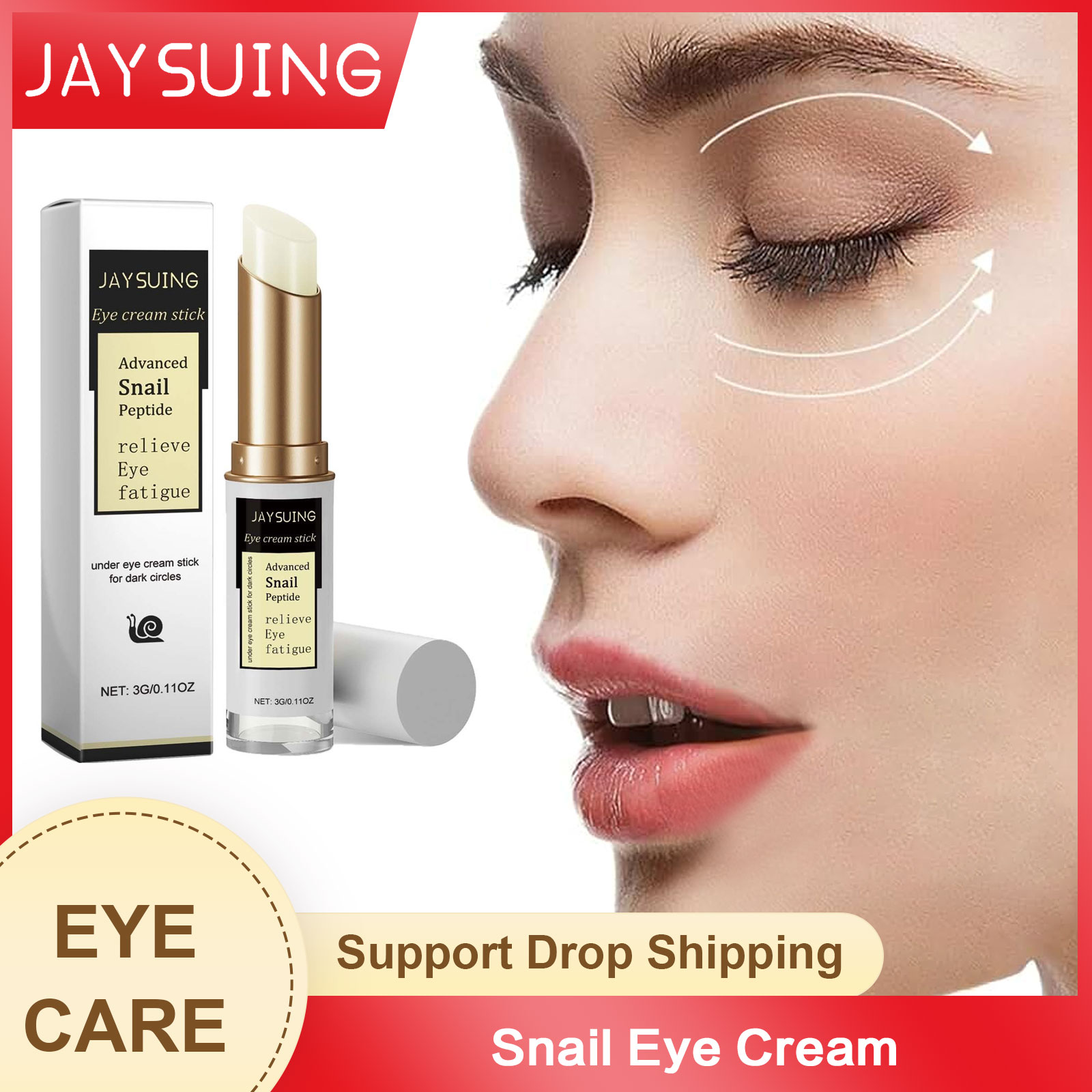 Snail Eye Cream Anti W-Rinkle  - Snail Cream Gel recension och pris