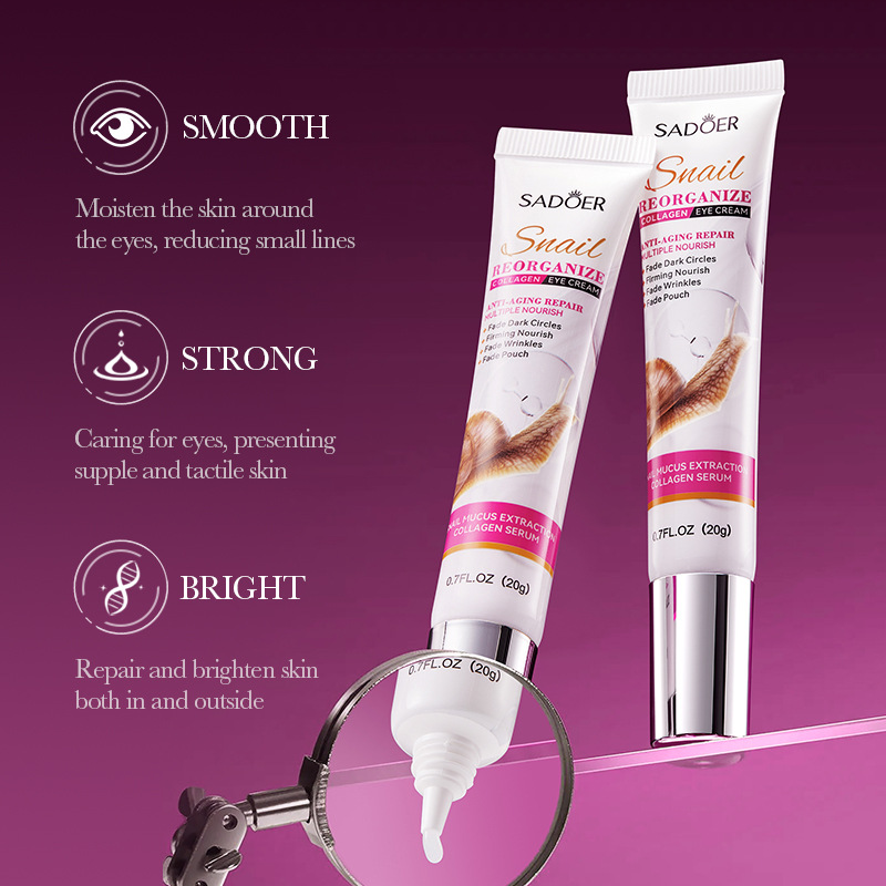 SAODER Snail Collagen Eye Crea - Snail Cream Gel recension och pris