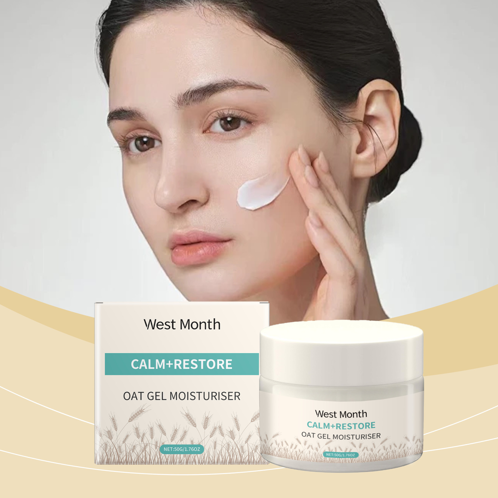50g Oat Moisturizing Face Crea - Skincare Oat recension och pris