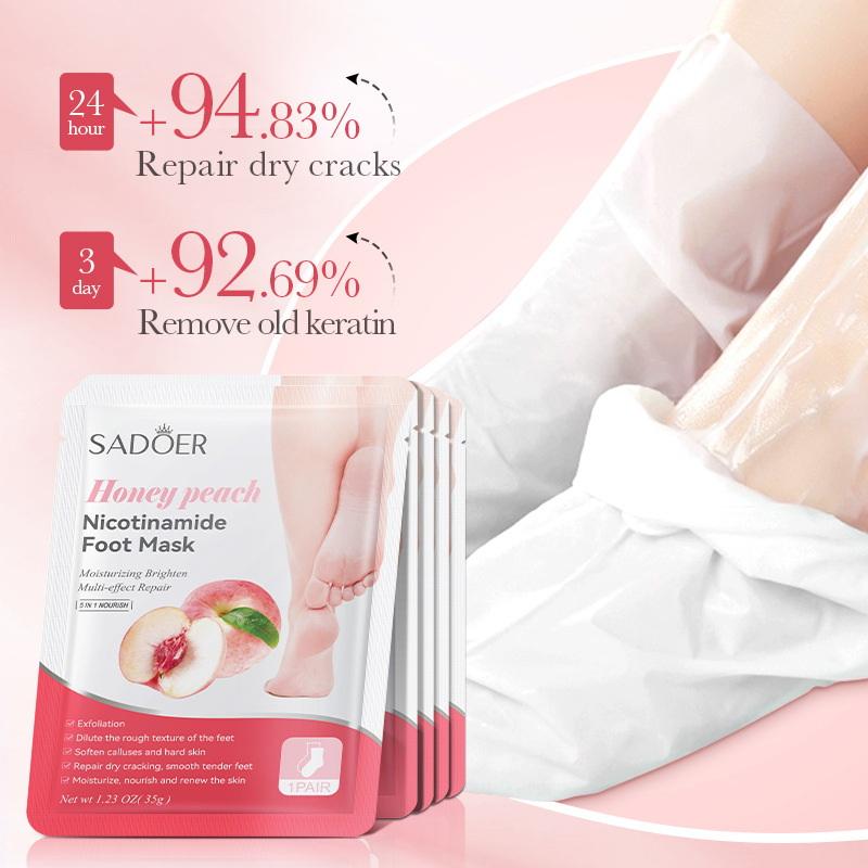 1 Pairs SADOER Fruits Foot Mas - Skincare Viral Tiktok recension och pris