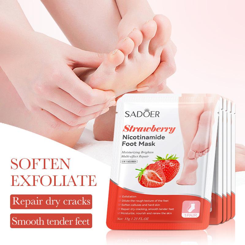 1 Pairs SADOER Fruits Foot Mas - Skincare Viral Tiktok recension och pris