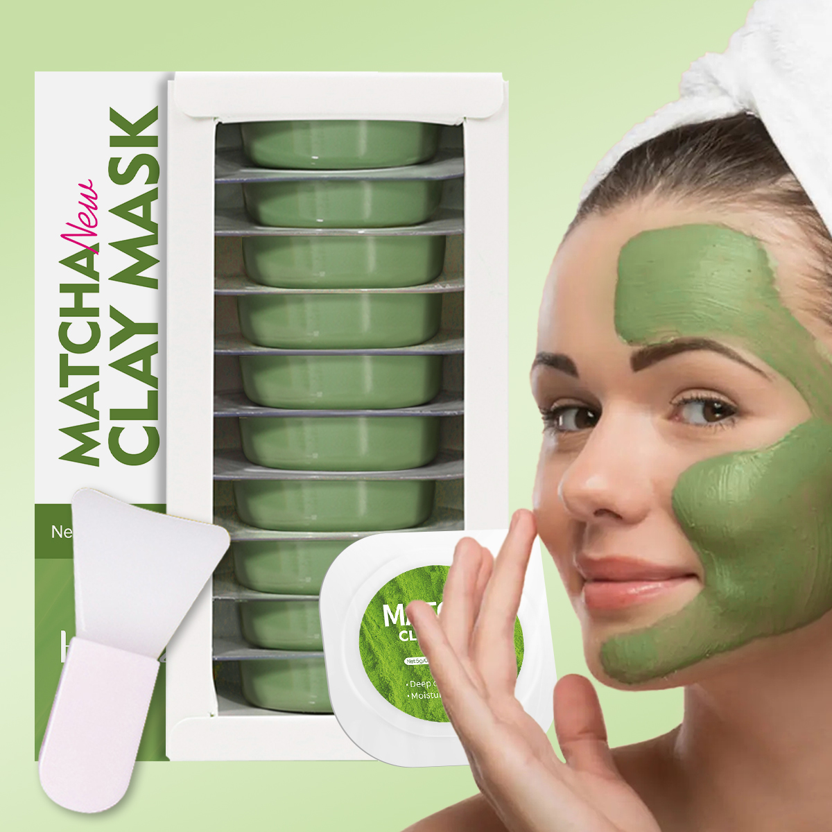 Matcha Deep Cleansing Mask Cla - Mud Mask Kaolin recension och pris