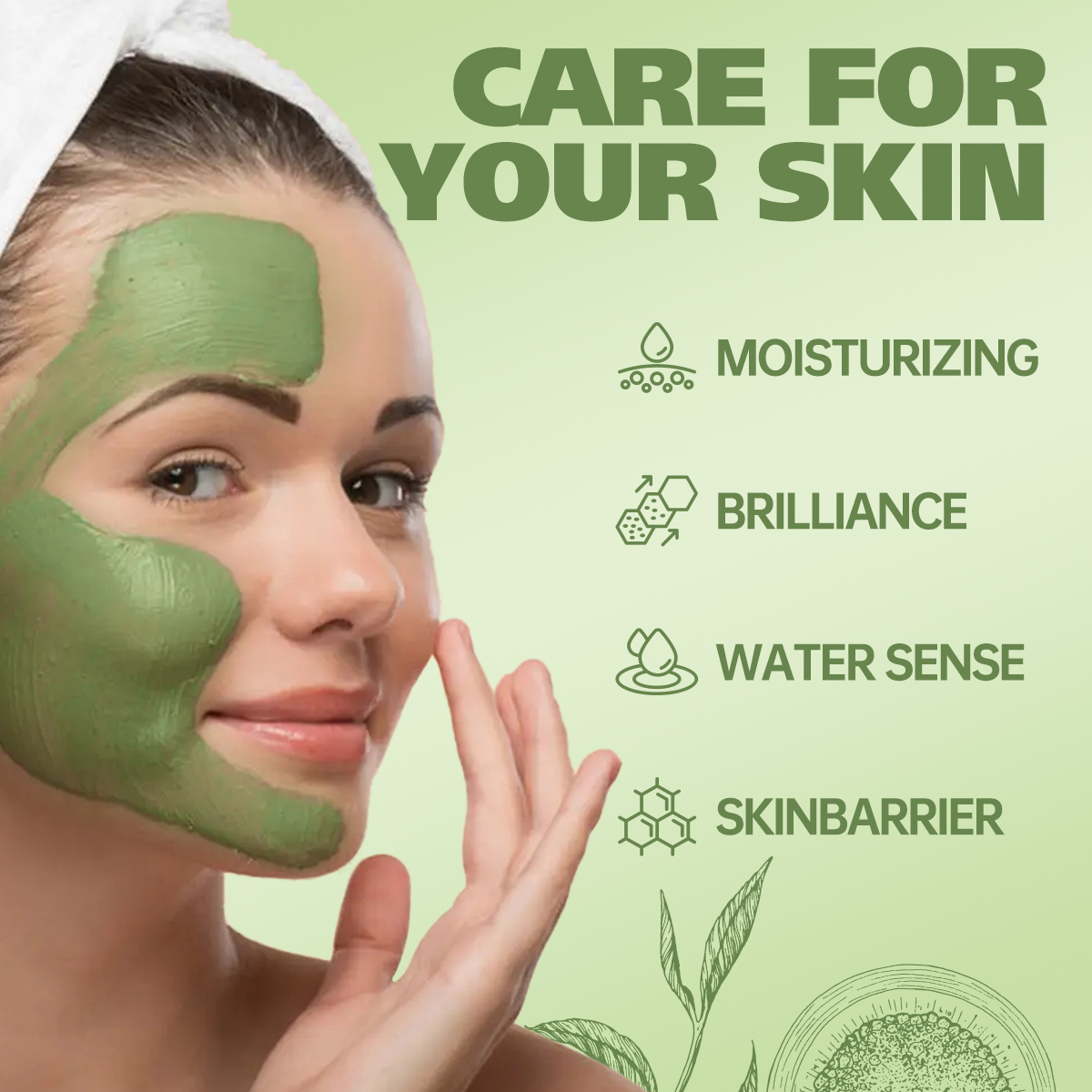 Matcha Deep Cleansing Mask Cla - Mud Mask Kaolin recension och pris