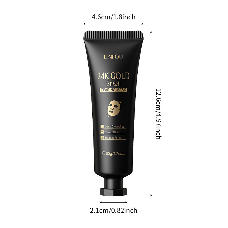 LAIKOU 24K Gold Sakura Peeling - Snail Cream Gel recension och pris